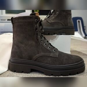 Vince Raider Suede Lace-Up Ranger Boots